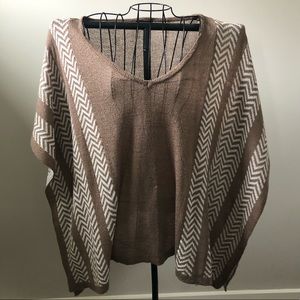Staccato Sweater Poncho - M/L
